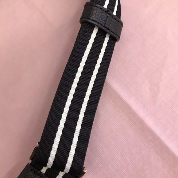 Kate Spade Rosie  Small Crossbody Bag. Black. Black & White Strap. New With Tag. - Picture 9 of 13
